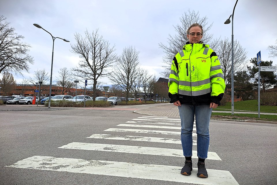 Large amounts of microplastics from worn road markings