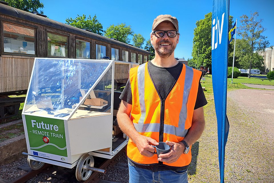 Remote-controlled train tested on Sweden’s oldest narrow gauge railway